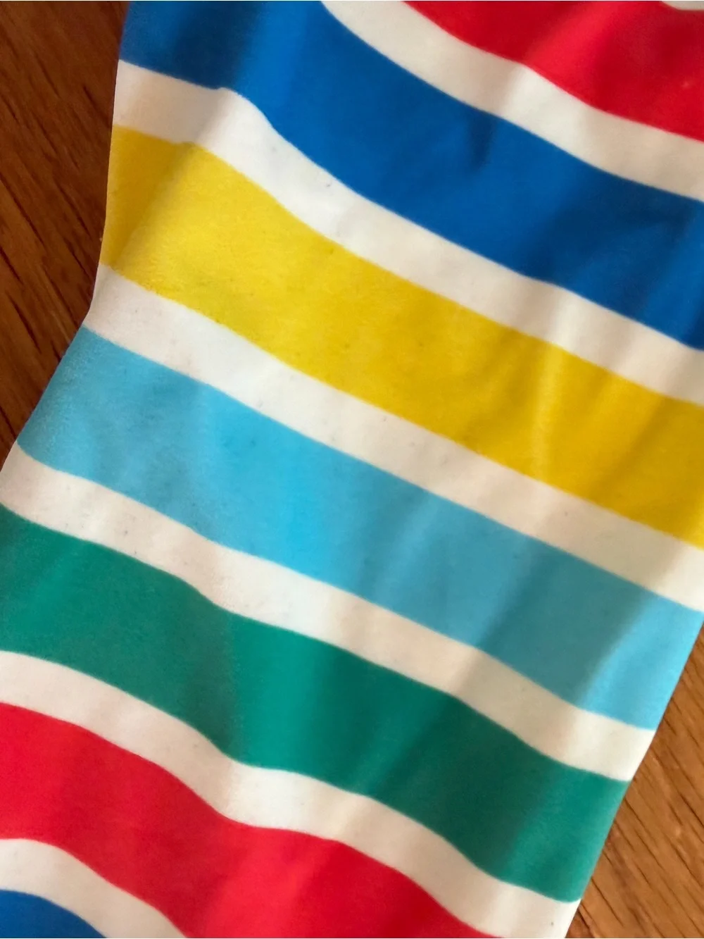 Baby Boden Yellow and White Striped Rash Guard